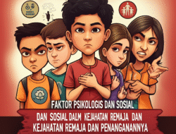 Faktor Psikologis dan Sosial Dalam Kejahatan Remaja dan Penanganannya