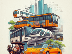 Perkembangan sistem transportasi umum di kota-kota besar