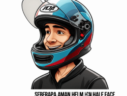 Seberapa Aman Helm Half Face untuk Berkendara Jauh?