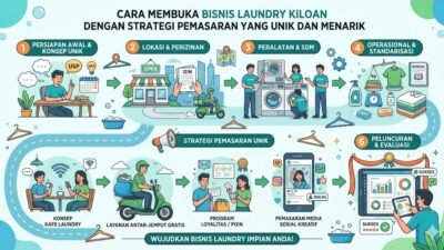 Cara Membuka Bisnis Laundry Kiloan Dengan Strategi Pemasaran Yang Unik Dan Menarik
